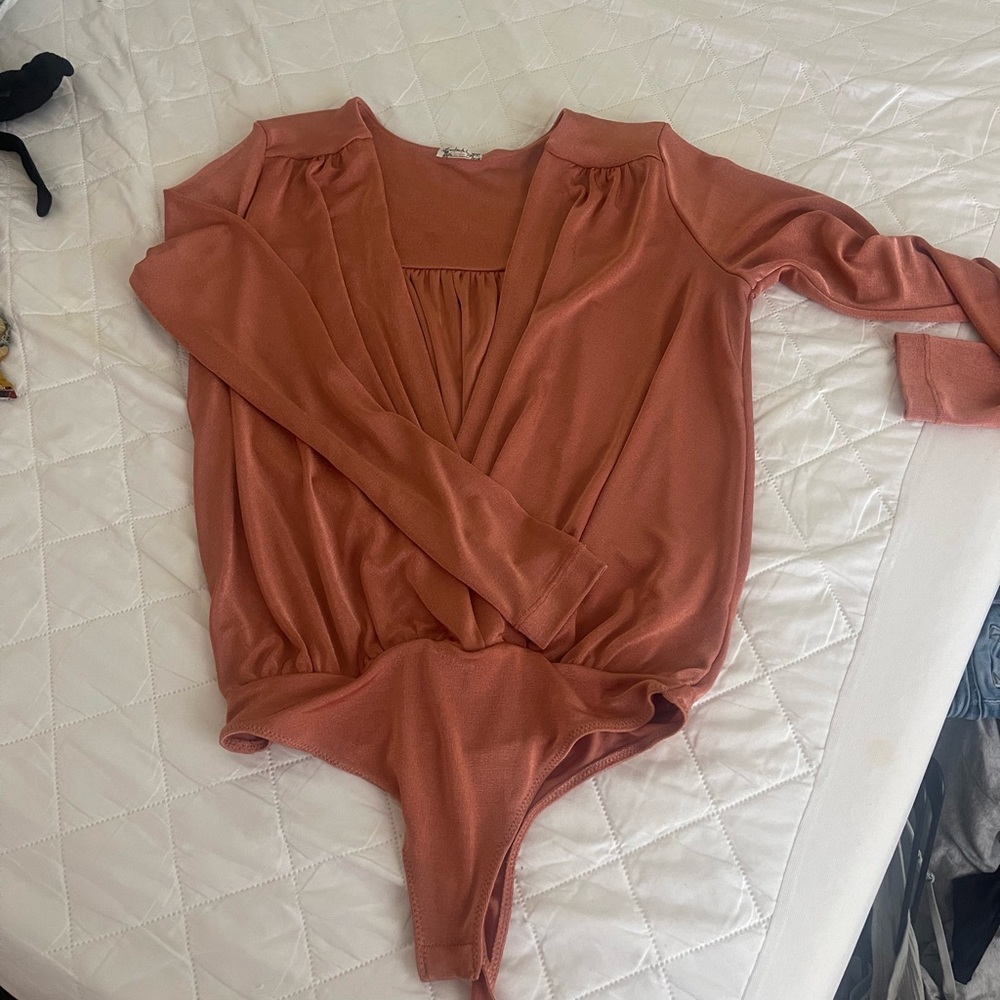 Free people low cut body suit